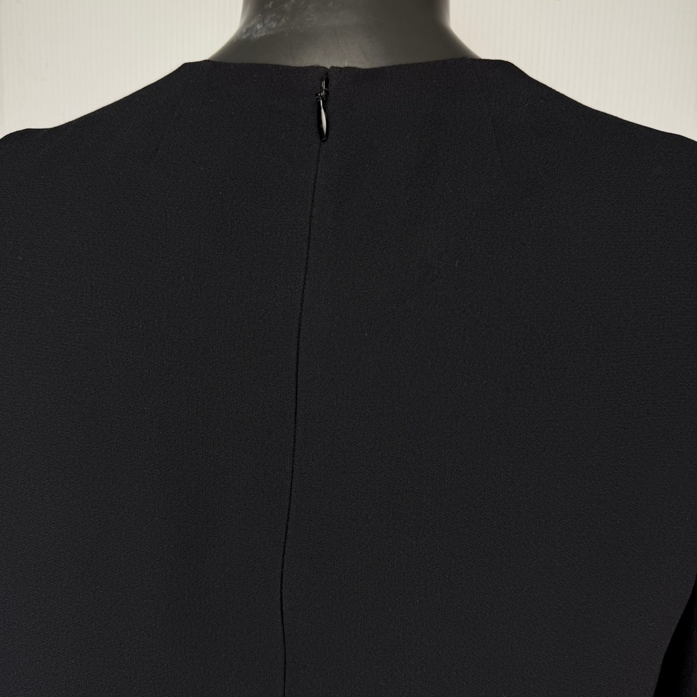 PRADA ASOTV Glamoretti Black Floral Beaded Embellished 3/4 Sleeve Blouse IT 42‎ - Picture 7 of 16
